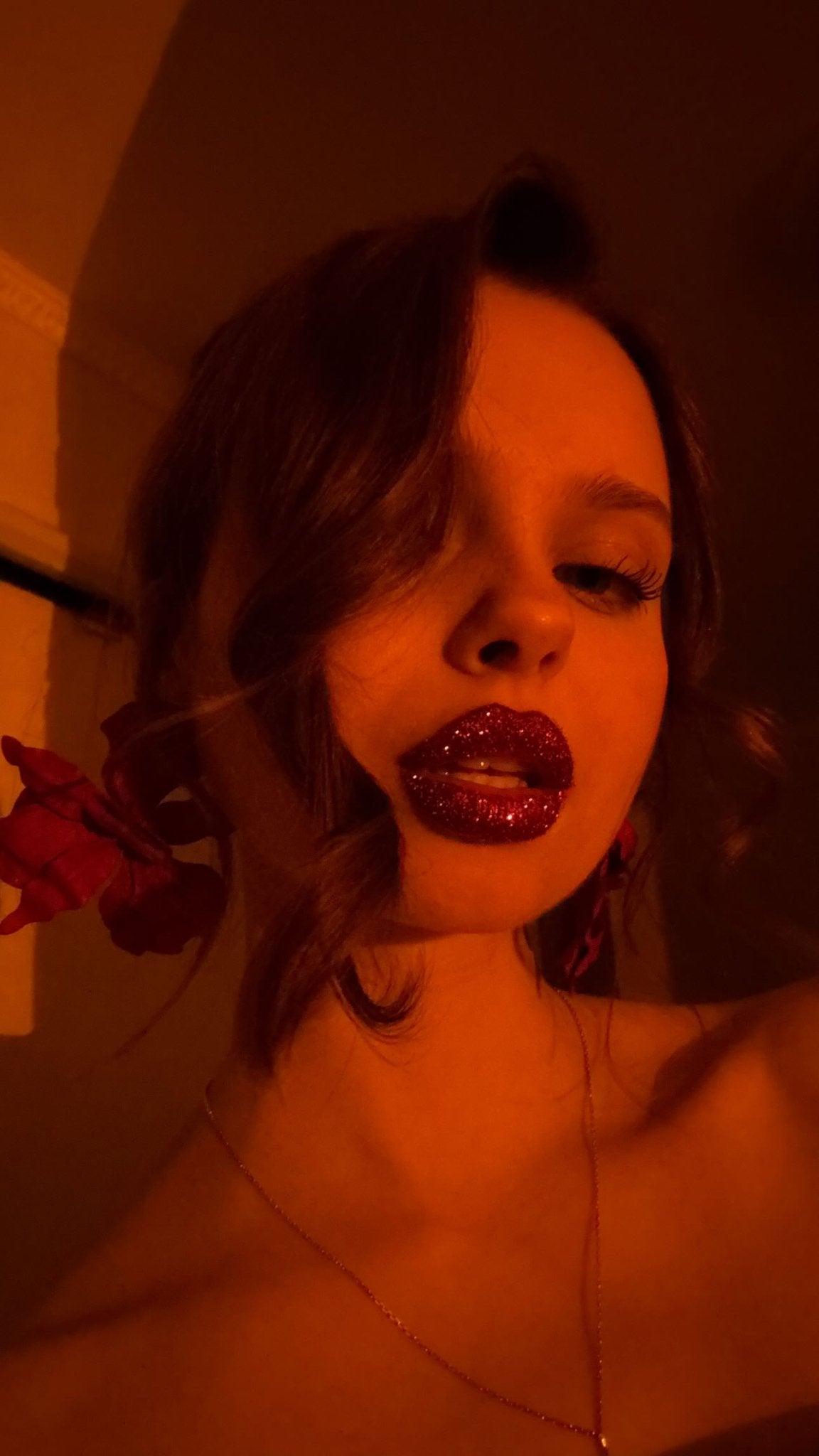 Coco Red Sugar Glitter Lip Kit - SHEGLITTARYCoco Red Sugar Glitter Lip KitSHEGLITTARY