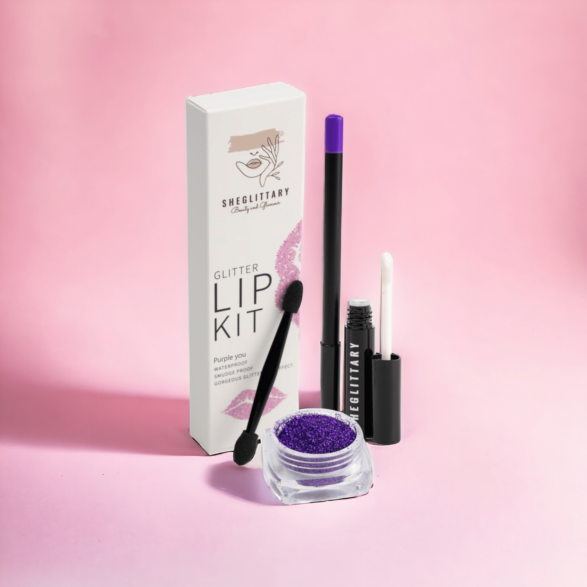 Purple you Glitter Lip Kit - SHEGLITTARYPurple you Glitter Lip KitSHEGLITTARY
