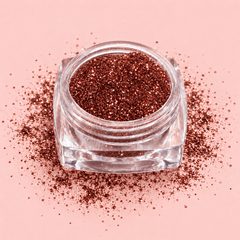 SHEGLITTARY coca glitter jar – shade matched to kit