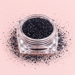 SHEGLITTARY galaxy loose glitter jar – studio photo