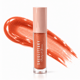 Sheglittary High Lip Gloss Yesss Girl bottle and matching gloss swatch