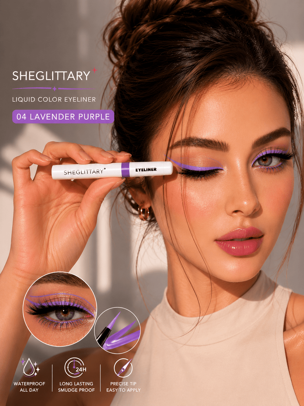 Lavender Purple — Shop Liquid Color Eyeliner