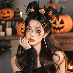  Halloween makeup sticker with ghost party and colorful design