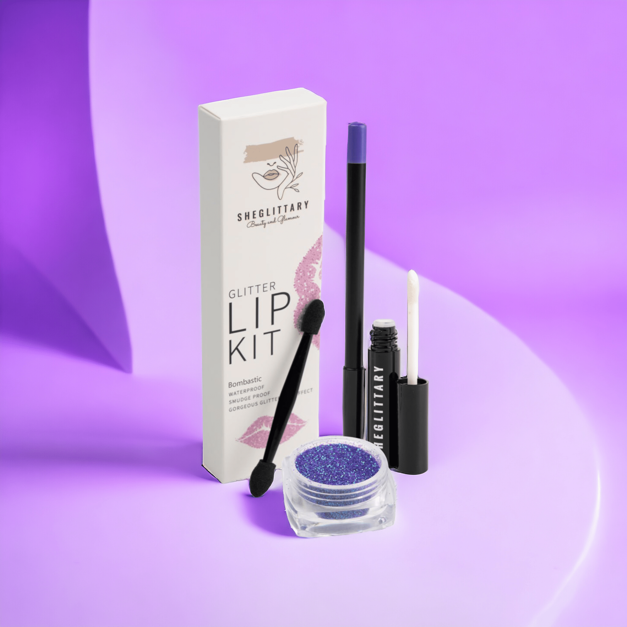 Bombastic Glitter Lip Kit - SHEGLITTARYBombastic Glitter Lip KitSHEGLITTARY