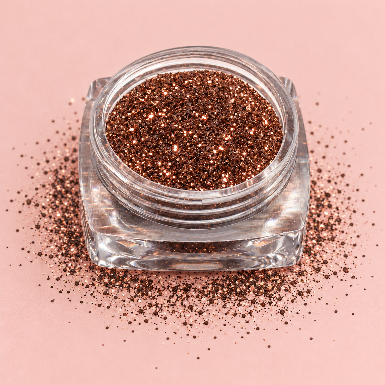 SHEGLITTARY brownies glitter jar – shade matched to kit