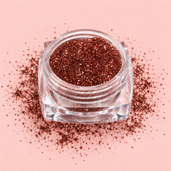 SHEGLITTARY coca glitter jar – shade matched to kit