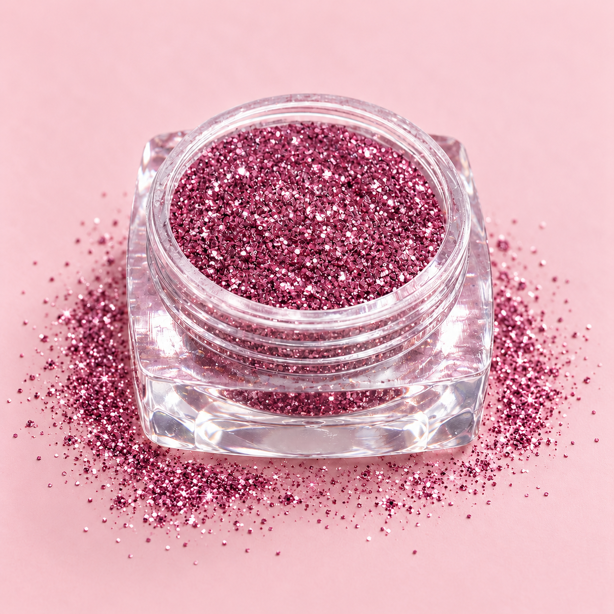 SHEGLITTARY elmore glitter jar – shade matched to kit