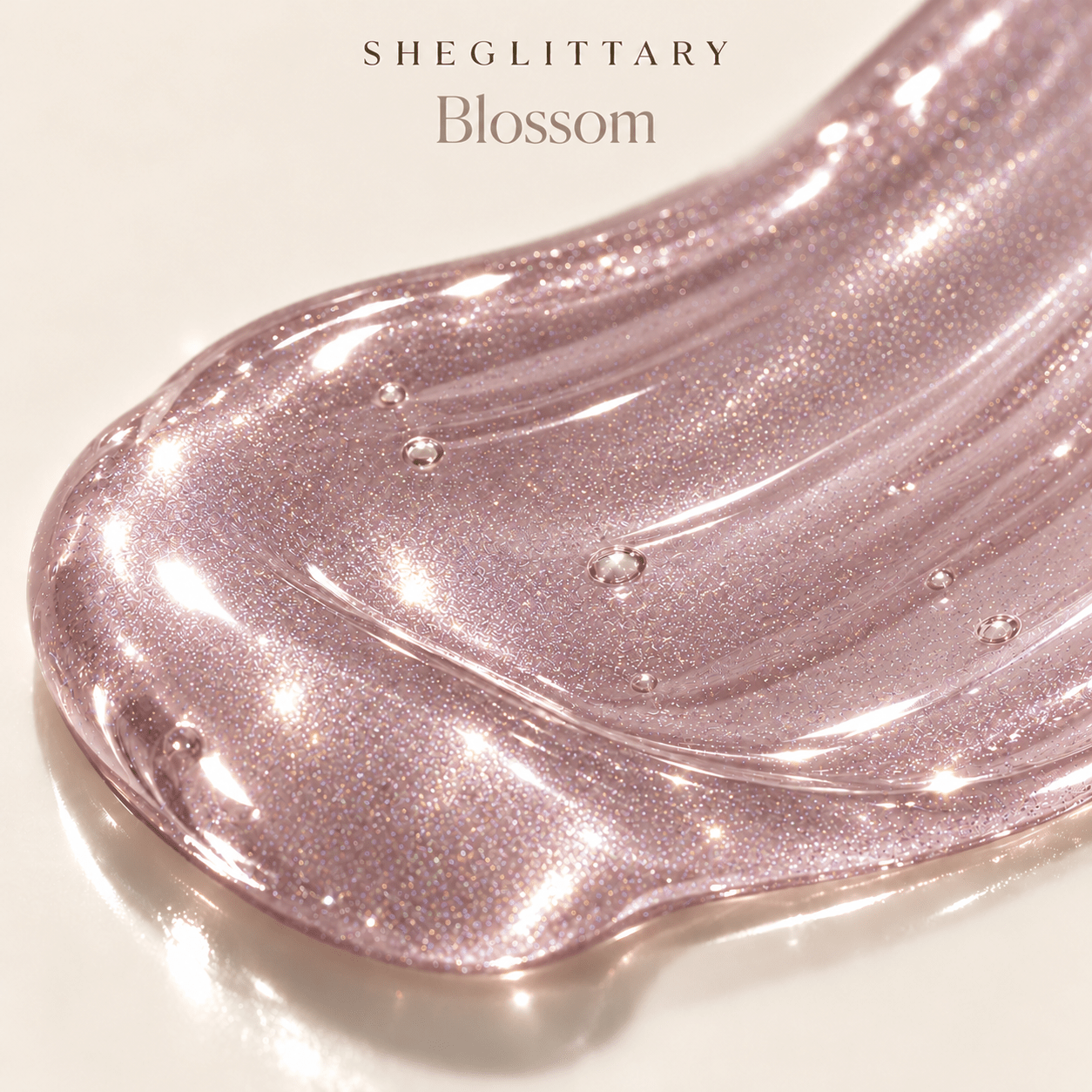 Sheglittary High Lip Gloss Blossom high shine gloss texture