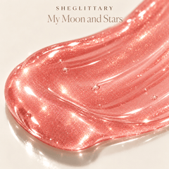 Sheglittary High Lip Gloss My Moon and Stars gloss texture
