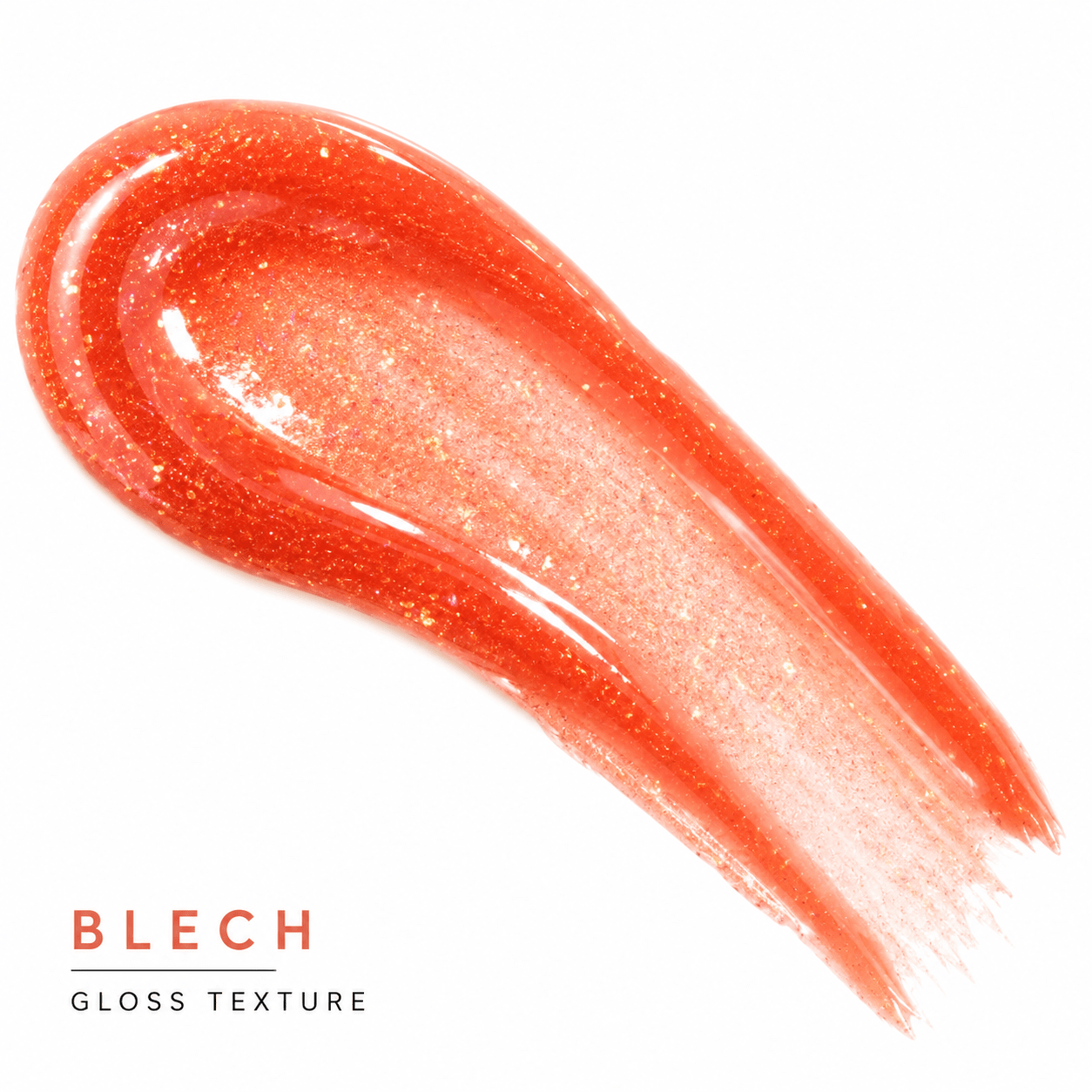 Sheglittary Glitter Lip Gloss Blech gloss texture