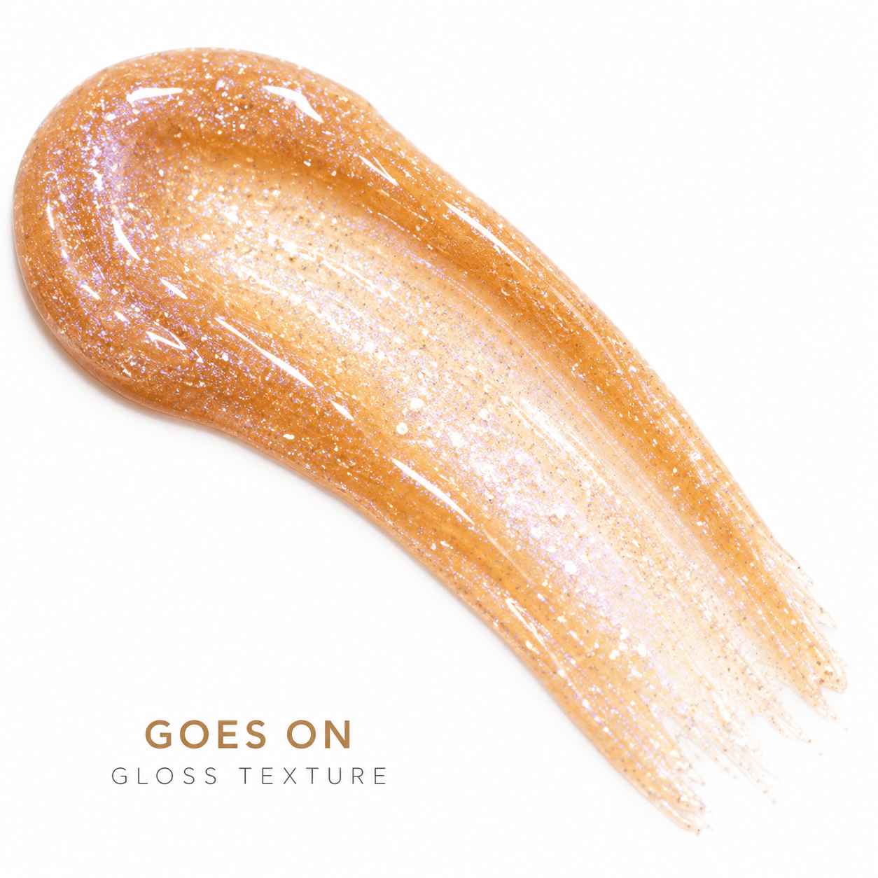 Sheglittary Glitter Lip Gloss Goes On gloss texture