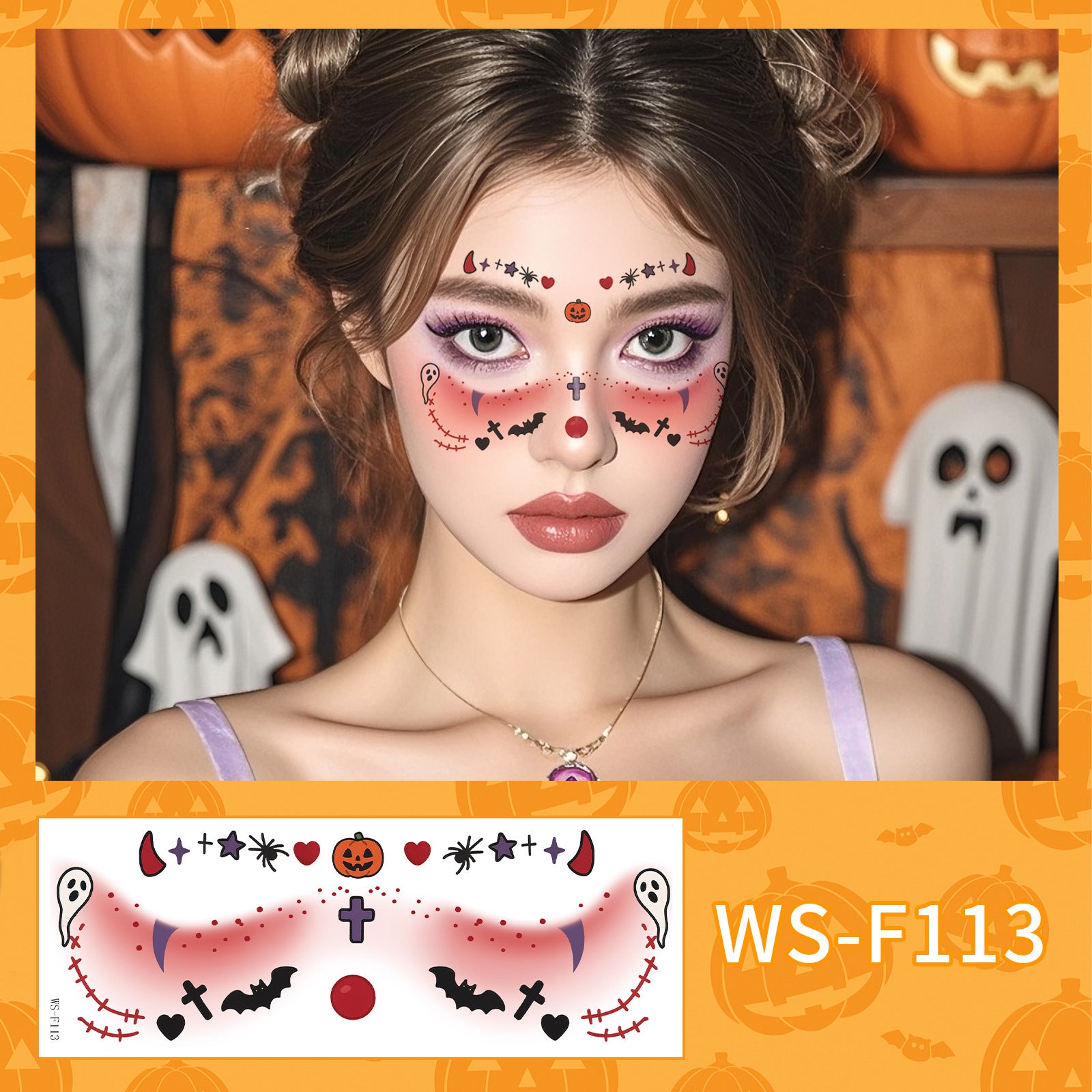 Halloween Makeup Face Stickers