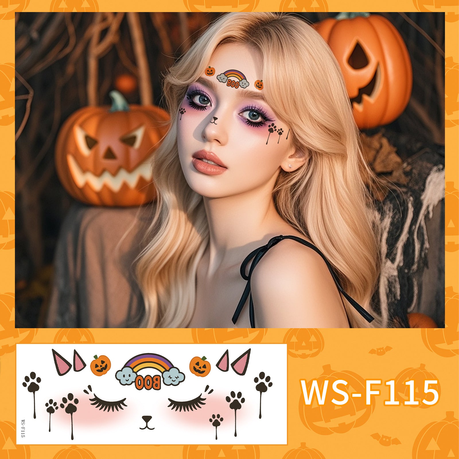 Halloween Makeup Face Stickers