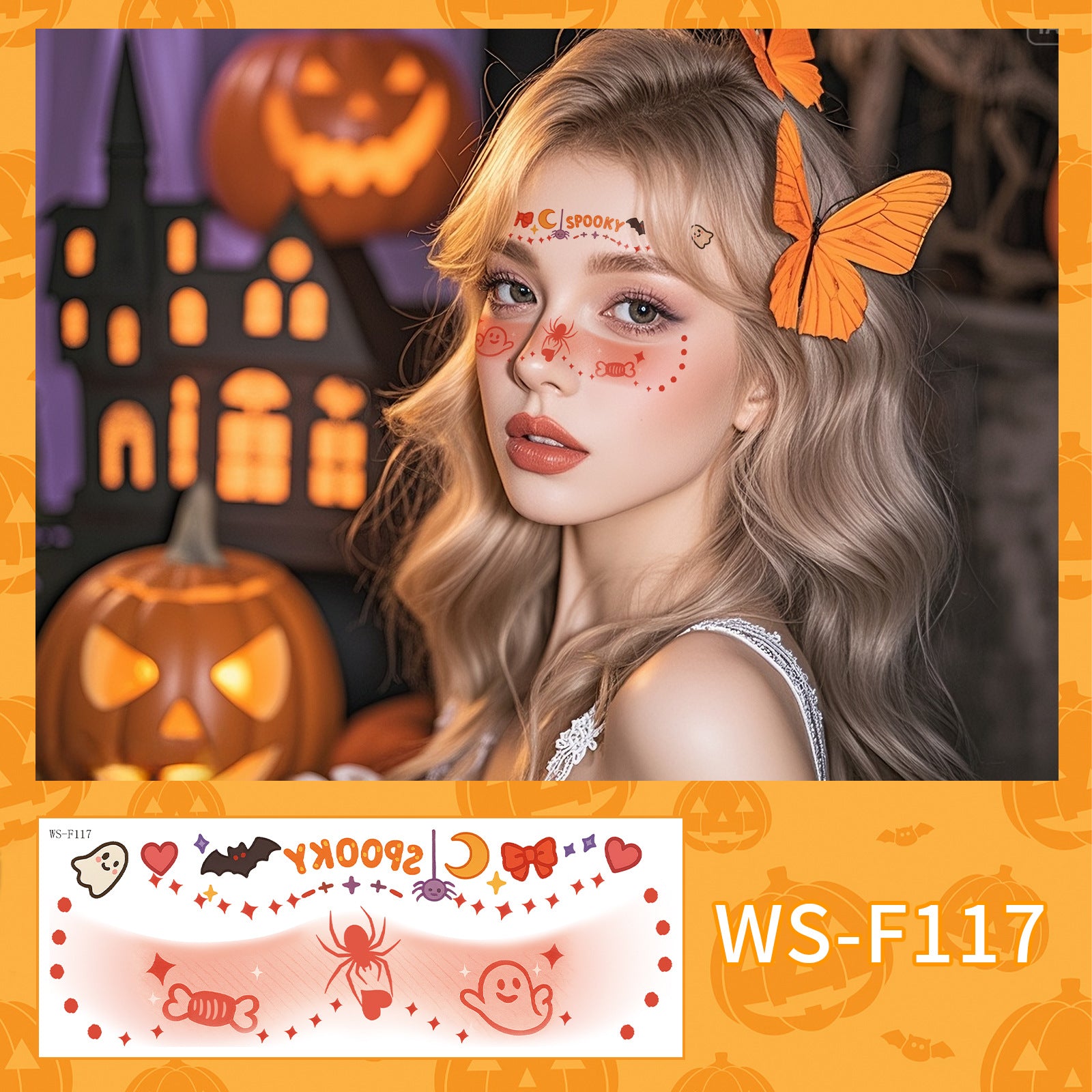 Halloween Makeup Face Stickers