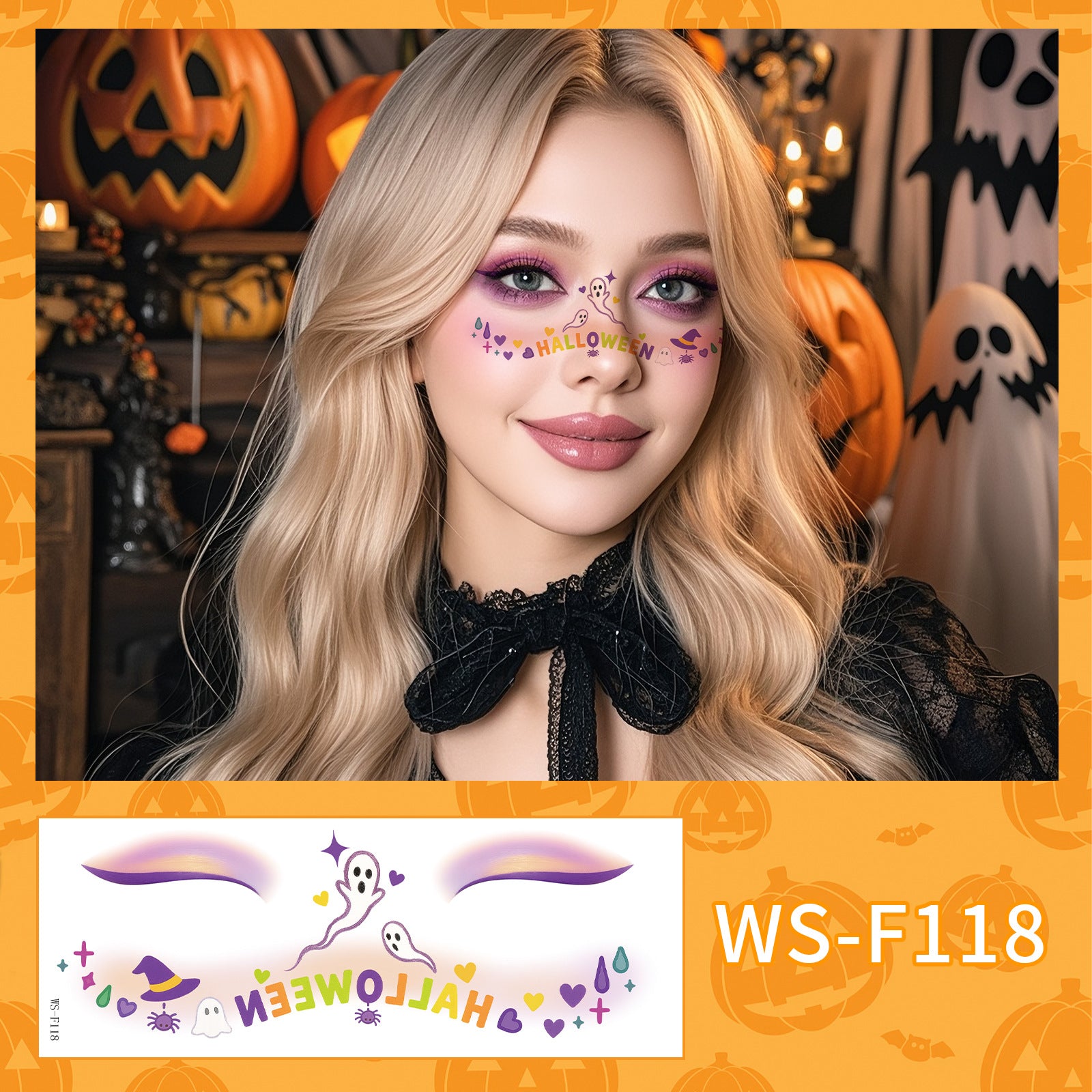 Halloween Makeup Face Stickers
