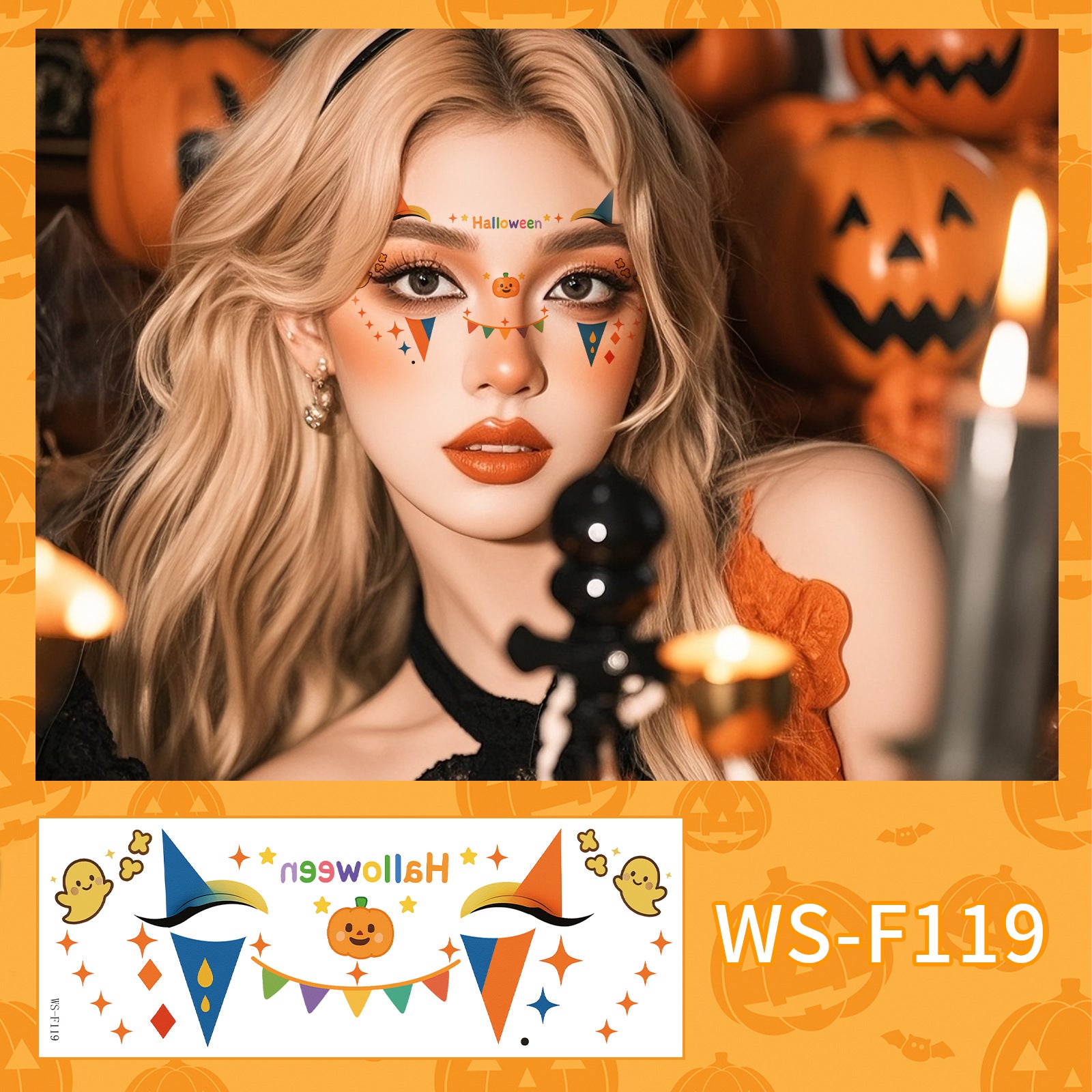 Halloween Makeup Face Stickers