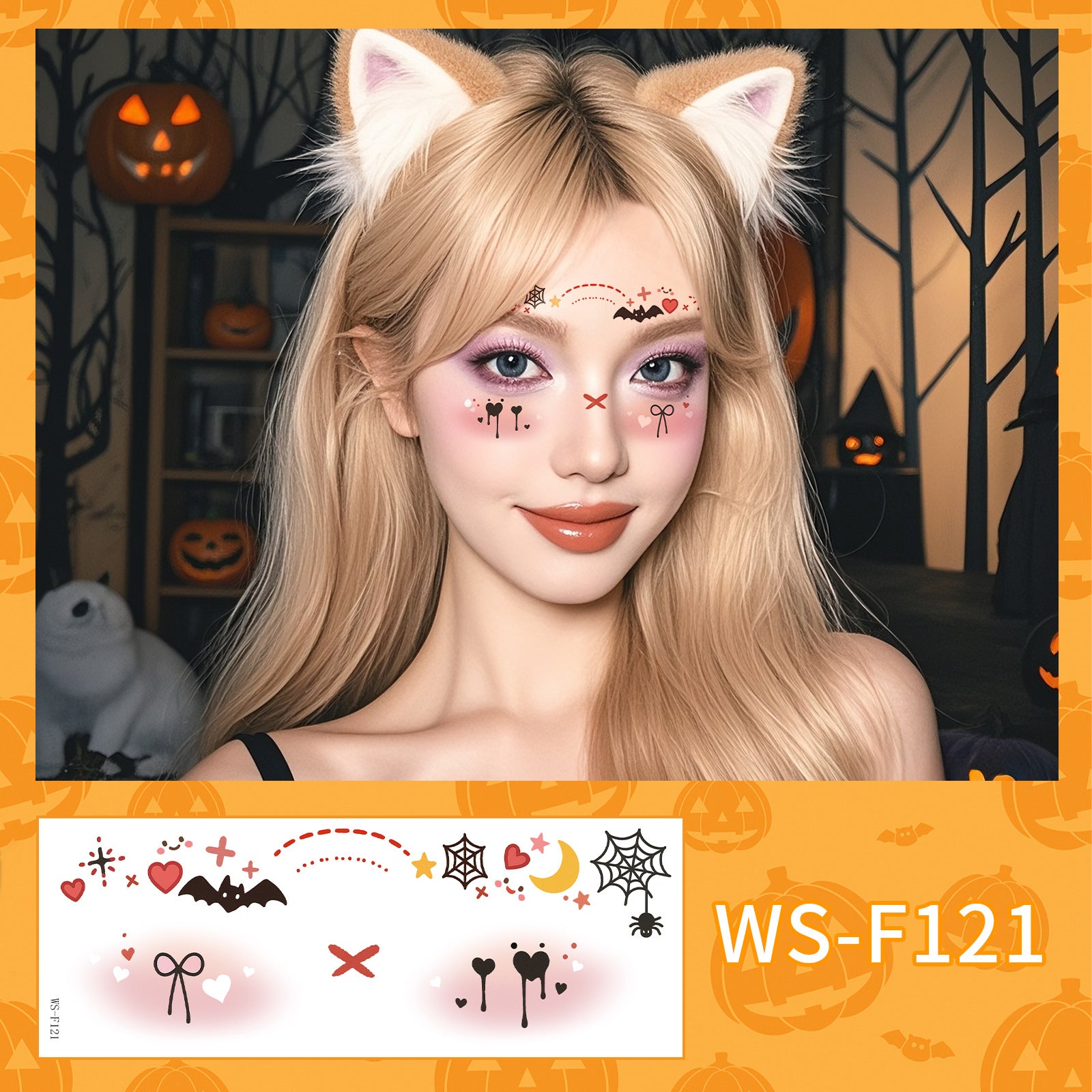 Halloween Makeup Face Stickers